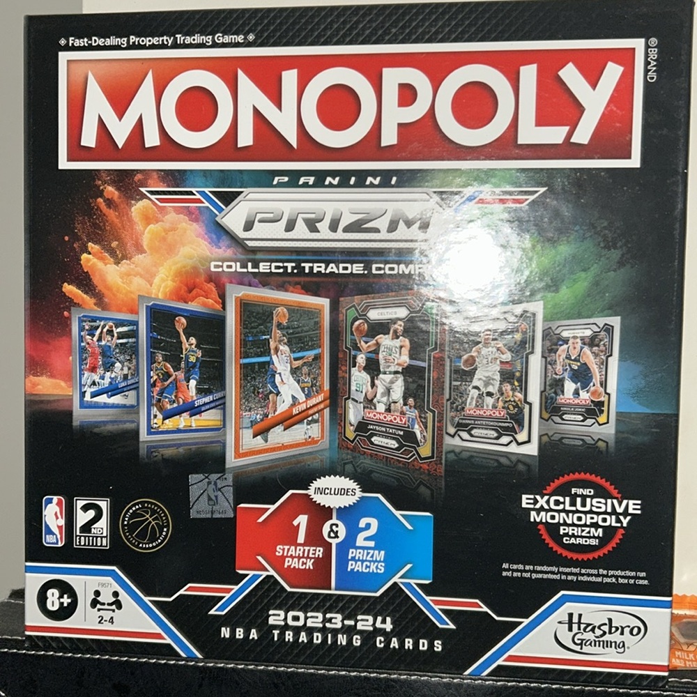 monopoly panini prizm 2023-2024 NBA trading game